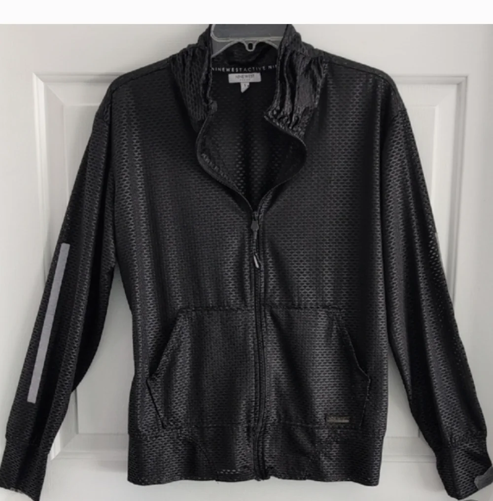 Nine West Active Iacket.Activewear Lightweight Jacket Black Small Athleisurwear - Picture 5 of 16